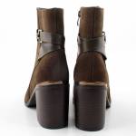 SERGIO LEONE BT 25384-S khaki botki damskie jz25