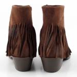 RYŁKO 4ZVI6_6TA brązowe botki damskie jz25