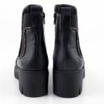 RIEKER 74562-00 czarne botki damskie jz25