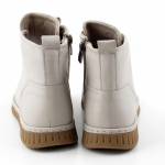 RAVINI 23662 SILVER GREY beżowe trzewiki damskie jz25