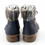 RIEKER 73343-15 granatowe trzewiki damskie jz25