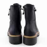 RIEKER 72653-00 czarne trzewiki damskie jz25