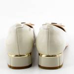 RAVINI A958-1B lakier beżowe czółenka damskie jz25