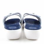 FIN-FLEX 20 BLU/BLU/BIANCO białe granatowe fakirki damskie jz26