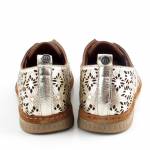 MANITU 840157-82 złote półbuty damskie wl26