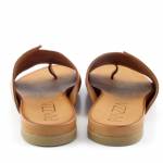 Piazza 900000-21 brązowe klapki damskie