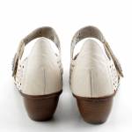 RIEKER 43753-60 E1/2 beżowe sandały damskie wl26