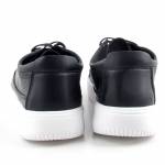 SERGIO LEONE SP-020 czarne półbuty damskie wl26