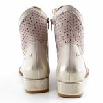 MACIEJKA 07322-25 złote trzewiki damskie wl26