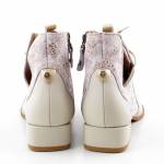 MACIEJKA 05541-22 jasno beżowe trzewiki damskie wl26