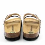 BRINKMANN 700067-82 multi złote klapki damskie wl26