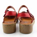 RIXA SHOES 58C2937 czerwone sandały damskie wl26