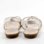 RIEKER 64270-60 srebrne sandały damskie wl26