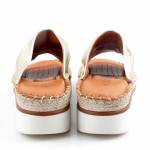 RIXA SHOES 58C2695 złote klapki damskie wl26