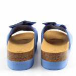 SCHOLL PRINCESS MED MF006601032 niebieskie klapki damskie wl26