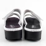 RIEKER V1392-80 białe klapki damskie wl26