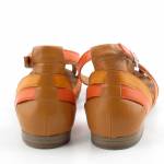 MACIEJKA P7539-18 pomarańczowe rude sandały damskie wl26