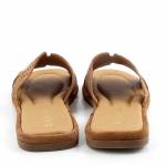 RAVINI 252-29645 brązowe klapki damskie wl26