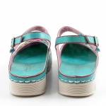 LAURA VITA 000764929FC MULTI niebieskie sandały damskie wl26
