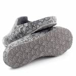 SCHOLL LAYE SZARE KWIATY PANTOFLE *DP*