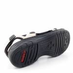 RIEKER 64582-60 beżowe sandały damskie wl24