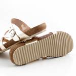 BLU SANDAL 8930 złote multi klapki damskie wl25 ESPANA IBIZA YOKONO