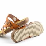 BLU SANDAL 8930 brązowe multi klapki damskie wl25 ESPANA IBIZA YOKONO