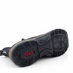 RIEKER N3275-00 czarne półbuty damskie jz25