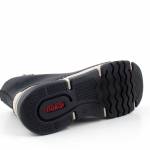 RIEKER 45920-01 czarne trzewiki damskie jz25