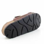 SCHOLL BORA MALAREN MED cognac brązowe klapki damskie MF318991175 wl25