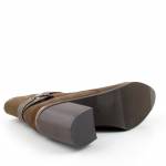 SERGIO LEONE BT 25384-S khaki botki damskie jz25