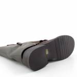 MACIEJKA K7213-09 zielone brązowe kozaki damskie jz25