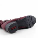 RIEKER 78656-35 bordowe botki damskie jz25