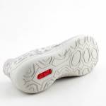 RIEKER 52575-90 multi srebrne półbuty damskie wl26