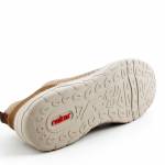 RIEKER 08315-64 beżowe męskie półbuty wl26