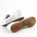 RIEKER L6352-80 E1/2 białe mokasyny półbuty damskie wl26