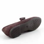 RYLKO 0UNP1_3FV brązowe balerinki damskie wl26