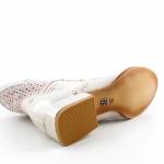 MACIEJKA 07322-25 złote trzewiki damskie wl26