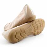 CAPRICE 22152-42 336 SAND COMB złote balerinki damskie wl26