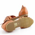 RAVINI 231393 brązowe sandały damskie wl26