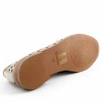 MACIEJKA HJ760-14 beżowe brązowe mokasyny damskie wl26