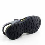 GEOX J45XC 015BC VANIETT C1267 szare limonka sandały dziewczynka wl26