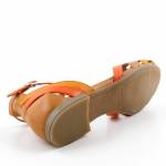 MACIEJKA P7539-18 pomarańczowe rude sandały damskie wl26