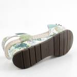 LAURA VITA 000770919FC miętowe sandały damskie WL26