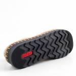 RIEKER V7972-60 E 1/2 złote sandały damskie wl26
