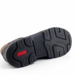 RIEKER 12213-25 ciemno brązowe półbuty męskie jz26 tęgość G 1/2