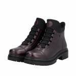 RIEKER Y3163-35 TEX bordowe trzewiki damskie jz26