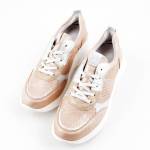 REMONTE D4100-31 perłowe różowe sneakersypółbuty damskie by Rieker *DL*