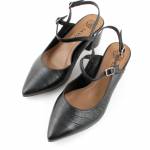 LA VIA 71186-6 czarne sandały damskie