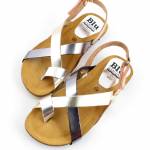 BLU SANDAL 8300 VAQUENTILLA MULTI złote sandały damskie ibiza yokono wl24